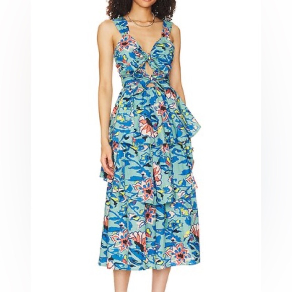 Cleobella Calypso Floral Ruffle Dress